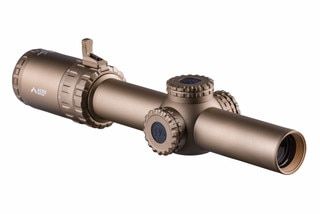 Primary Arms SLx 1-6x Gen IV rifle scope in flat dark earth now features the ACSS Nova reticle in green